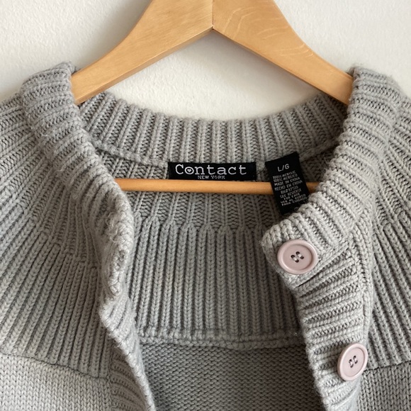 Gray Crop Sweater - Picture 3 of 5